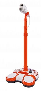 Микрофон на стойке, совместим с mp3, свет (Simba, 6837816)