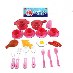 Помогаю Маме. Набор посуды для кухни, 23 предмета (ABtoys, PT-00327)