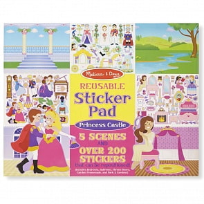 Набор со стикерами и фоном - Принцессы (Melissa&Doug,  4306_md)