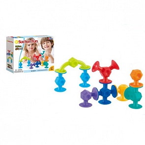 Конструктор мягкий с присосками, 9 деталей (Suction Fun, 688-9)