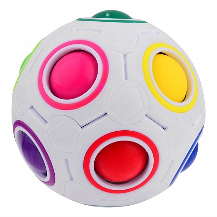 Мяч разноцветный развивающий, диаметр 7 см. 