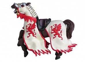 Фигурка Конь короля драконов красный (Papo, 39388)