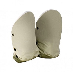 Варежки для санок - Теплые ручки, флис, бежевые (RT, 4508RT)