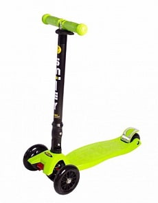Трехколесный самокат Smiley Maxi, складной, зеленый (Smiley, 8522 SG)