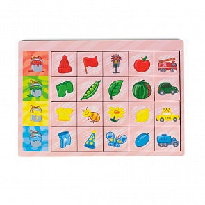 Вкладыши - Логические цепочки-цвета (Paremo, PE720-18)