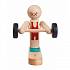 Деревянная игрушка - Акробат-тяжеловес  - миниатюра №2