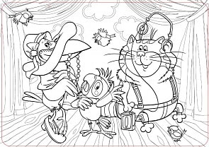 Коврик-раскраска маленький - Возвращение блудного попугая (ЯиГрушка, 12044ЯиГ)