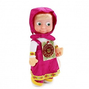 Мягкая игрушка Маша и Медведь – Маша, 22 см (Мульти-Пульти, V85833-22A)