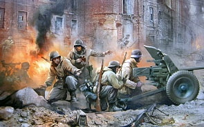 Модель для склеивания - Немецкая пушка ПАК-36 37 с расчётом (Звезда, 3610з)