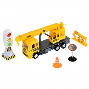 Строительная техника, свет + звук, открываются двери, с аксессуарами (B1749261)