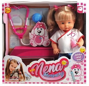 Кукла из серии Baby Nena - Ветеринар, 36 см (Dimian, BD382)