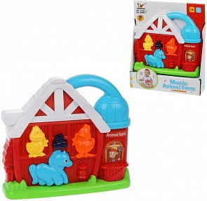 Орган электронный Фермерский домик, свет, звук (Наша игрушка, 1700B)