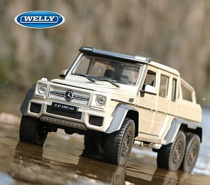 Модель машины 1:24 Mercedes-Benz G63 AMG 6x6 (Welly, 24061) Модель машины 1:24 Mercedes-Benz G63 AMG 6x6 (Welly, 24061)