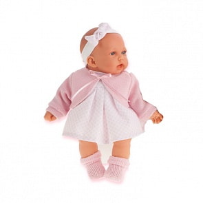 Интерактивная кукла Петти в розовом, 27 см (Munecas Antonio, 1228P)