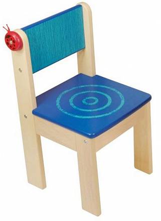 Деревянный стульчик I'm Toy, голубой 
