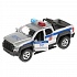 Машина металлическая Пикап Полиция 13,3 см., свет и звук, открываются двери, инерционная  - миниатюра №2