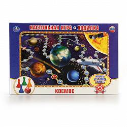 Настольная игра-ходилка – Космос (Умка, 4690590111871sim) - миниатюра