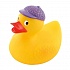 Уточка для ванны Canpol, фиолетовая шляпа, 0+  - миниатюра №1