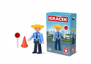 Фигурка женщины-полицейской 8 см с аксессуарами (Efko, 30219EF-CH)