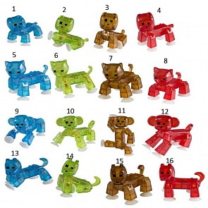 Фигурка питомца из серии Stikbot, 16 видов (Zing, TST622)