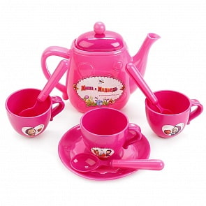Набор посуды - Маша и Медведь, 10 предметов (Играем вместе, B1194652-Rsim)