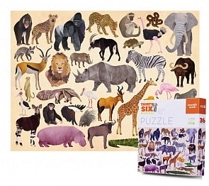 Пазл – Дикие животные. 300 деталей (Crocodile Creek, 4068-2)