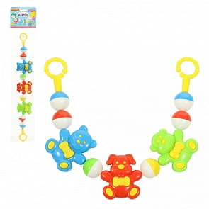 Погремушка-подвеска – Забавные зверята, 48 см (Полесье, П-71569) (ассортимент)