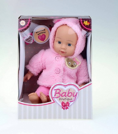 Кукла Baby boutique, 33 см, розовый костюмчик 