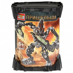 Конструктор Пришелец, с аксессуарами, 13 деталей в банке (Город мастеров, 9540-BL) (ассортимент)