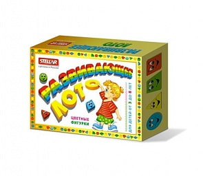 Лото развивающее - Цветные фигурки (Stellar, 00903-no)