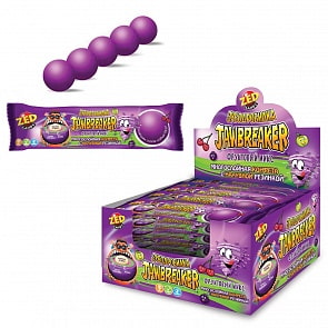Многослойная конфета с надувной резинкой – Зубодробилка, фруктовый микс, блок 15 штук (Конфитой, КТ93693) 
