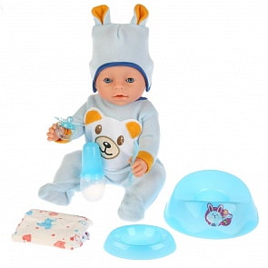 Интерактивный пупс, с аксессуарами, 43 см (BL033D)