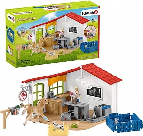 Ветеринарная клиника с домашними животными (Schleich, 42502)
