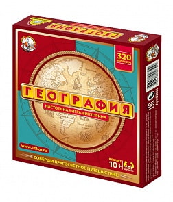 Настольная игра – Викторина. География (Десятое королевство, 02833ДК)