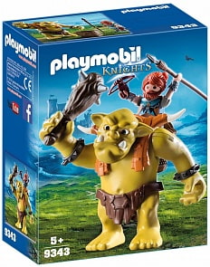 Гномы: Гигантский тролль с боевым гномом (Playmobil, 9343pm)