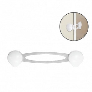 Блокиратор дверей гибкий большой, полиэтилен (Lubby, 13572/288/12)