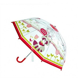 Детский зонт из коллекции Cherry - Apple forest, прозрачный, 46 см (Mary Poppins, 53596)