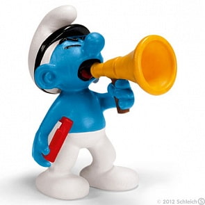 Фигурка Смурфик - Гномик продюсер (Schleich, 20715k) Фигурка Смурфик - Гномик продюсер (Schleich, 20715k)