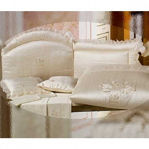 Мягкий бортик для кроватки Шелковые эмоции из коллекции 4 времени года (Babypiu, 22L.154P_ORG)