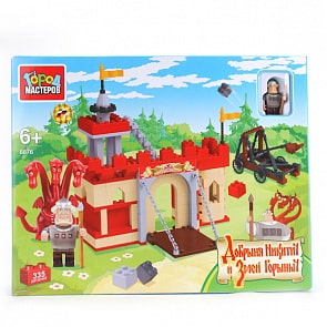 Конструктор Город Героев “Добрыня Никитич и Змей Горыныч”, 335 деталей (Город Мастеров, BB-8876-Rsim)