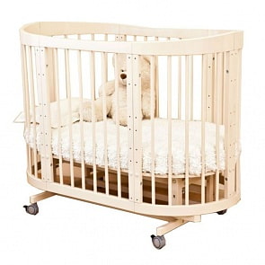 Кровать детская Красная Звезда Паулина-2 С 422, слоновая кость (Красная Звезда, КЗ-С 422 Н Э с/с_слоновая кость)