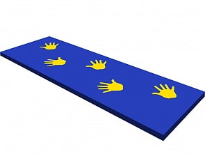 Коврик – Ладошки, размер средний (Romana, ДМФ-ЭЛК-15.03.01)