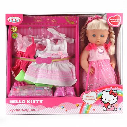Кукла, 40 см., с набором одежды и аксессуарами, из серии «Hello Kitty» 