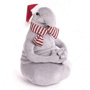 Мягкая игрушка из серии Ждун - Новогодний, 30 см. (Gulliver, 29.50.12)