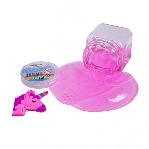 Жвачка для рук Мяшка - Мелкие пакости, с плоской игрушкой-единорог (1toy, Т15372)
