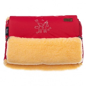 Муфта меховая для коляски Nuovita Islanda Pesco Rosso/Красный (Nuovita, NUO-mISLP_2036)