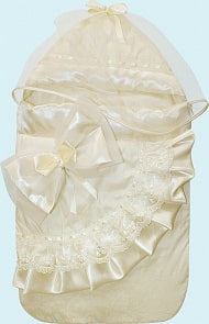 Конверт на выписку Лучик, 6 предметов, молочный (Золотой Гусь, 10013-z)