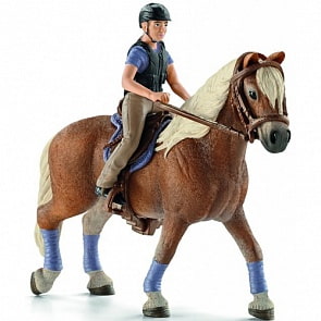 Игровой набор - Всадник с лошадью - Прогулка (Schleich, 42113k)
