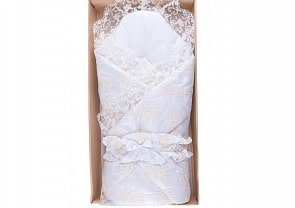 Конверт-одеяло на выписку М-3031, белый (Мой Ангелок, 00-0008075 _белый)