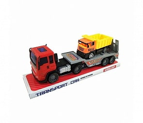 Автовоз с самосвалом, инерционный (Junfa Toys, 8268-45A)